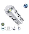 GloboStar® T10 W5W 81101 Λάμπα Αυτοκινήτου LED  3rd Generation Can-Bus Extreme Series 1xCREE-XPE 5W 350lm 120° DC 12-16V IP20 Φ1 x Υ2.5cm Ψυχρό Λευκό 6000K