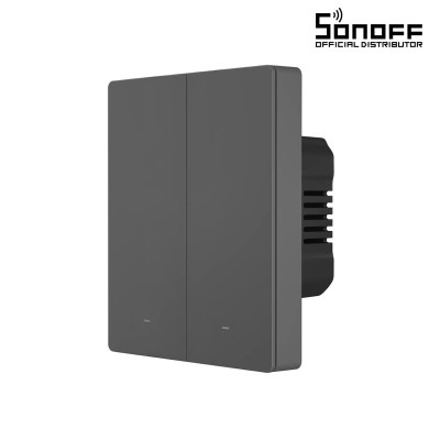 GloboStar® 80088 SONOFF M5-2C-80 SwitchMan Mechanical Smart Switch WiFi & Bluetooth AC 100-240V Max 10A 2200W (5A-Way) 2 Way
