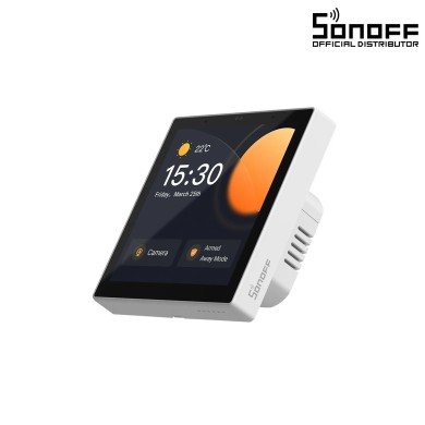 GloboStar® 80095 SONOFF NSPanel86PW Wi-Fi & Zigbee 3.0 Smart Scene Wall Switch (86-EU Type) - AC 100-240V - Integrated HMI Touch Panel - Smart Controller & Gateway for All Smart Devises