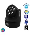 GLOBOSTAR® MINIBEE 51122 Stage Κινούμενη Ρομποτική Κεφαλή Bee Eye Super Beam & Wash LED 90W Zoom 6°-51° AC 220-240V IP20 6 x 15W CREE Chip Πολύχρωμο RGBW Dimmable DMX512 Protocol 11-14 Channels - Μ18 x Π20.6 x Υ24.7cm - 2 Χρόνια Εγγύηση