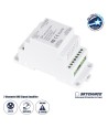 GloboStar® 73137 DA SKYDANCE DC DMX512 Signal Amplifier Din Rail Ράγας 2 Καναλιών DC 12-48V - IP20  Μ11.5 x Π5 x Υ6.5cm - 5 Χρόνια Εγγύηση