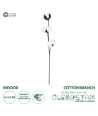 GloboStar® Artificial Garden COTTON BRANCH 20493 Τεχνητό Διακοσμητικό Κλαδί βαμβάκι Υ43cm