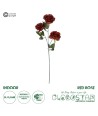 GloboStar® Artificial Garden RED CLIMBING ROSE BRANCH 21196 Τεχνητό Διακοσμητικό Κλαδί Τριαντάφυλλο Κόκκινο Y66cm