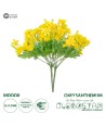 GloboStar® Artificial Garden CHRYSANTHEMUM BRANCH 21134 Τεχνητό Διακοσμητικό Κλαδί Χρυσάνθεμου Y30cm Σετ 2 τεμαχίων