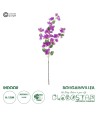 GloboStar® Artificial Garden BOUGAUVILLEA BRANCH 20650 Τεχνητό Διακοσμητικό Κλαδί Μπουκανβίλιας Μωβ Y115cm