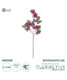 GloboStar® Artificial Garden BOUGAUVILLEA BRANCH 20644 Τεχνητό Διακοσμητικό Κλαδί Μπουκανβίλιας Φουξ Y80cm