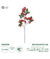 GloboStar® Artificial Garden BOUGAUVILLEA BRANCH 20645 Τεχνητό Διακοσμητικό Κλαδί Μπουκανβίλιας Κόκκινο Κεραμιδί Y80cm