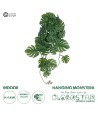 GloboStar® Artificial Garden MONSTERA HANGING PLANT 20605 - Τεχνητό Διακοσμητικό Κρεμαστό Φυτό Μονστέρα Υ45cm