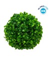 GloboStar® 78501 Artificial - Συνθετικό Τεχνητό Διακοσμητικό Φυτό Θάμνος Πυξάρι Πράσινο Φ18cm