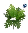 GloboStar® TREE PHILODENDRON 78299 Τεχνητό Φυτό Φιλόδεντρο - Μπουκέτο Διακοσμητικών Φυτών - Κλαδιών με Φύλλωμα Πράσινο Υ40cm