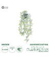 GloboStar® Artificial Garden HANGING DATURA 20864 Τεχνητό Κρεμαστό Διακοσμητικό Φυτό Δατούρα  Φ24 x Y80cm