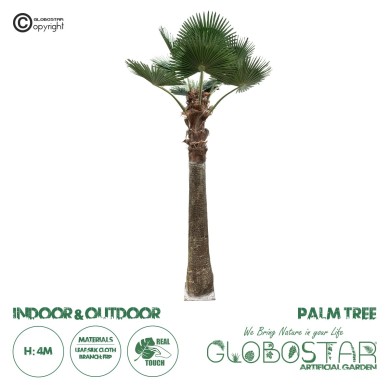 GloboStar® Artificial Garden PLANT PALM TREE 21055 Διακοσμητικό Δέντρο Φοίνικα  Φ240 x Υ400cm