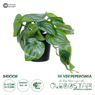 GloboStar® Artificial Garden STRAWBERRY PLANT 20953 Διακοσμητικό Φυτό Φράουλα Φ23 x Υ16cm