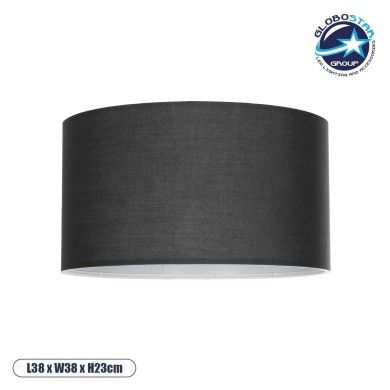 GLOBOSTAR® CILIO 203-0158 Μοντέρνο Φωτιστικό Οροφής με Ντουί 1 x E27 AC 220-240V IP20 - Γκρι - Μ38 x Π38 x Υ23cm