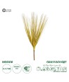 GloboStar® Artificial Garden YELLOW GRASS BOUQUET 21159 Τεχνητό Διακοσμητικό Μπουκέτο Grass Κίτρινο Y70cm