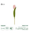 GloboStar® Artificial Garden PINK TULIP BRANCH 21200 Τεχνητό Διακοσμητικό Κλαδί Ροζ Τουλίπα Y37cm