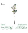 GloboStar® Artificial Garden BLUE MAGNOLIA BRANCH 21418 Τεχνητό Διακοσμητικό Κλαδί Μπλε Μανόλια Y72cm