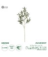 GloboStar® Artificial Garden OLIVE FRUIT BRANCH 21450 Τεχνητό Διακοσμητικό Κλαδί Ελίας Y92cm