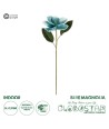 GloboStar® Artificial Garden BLUE MAGNOLIA BRANCH 21425 Τεχνητό Διακοσμητικό Κλαδί Μπλε Μανόλια Y80cm