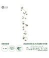 GloboStar® Artificial Garden MANGOLIA FLOWER VINE 21470 Τεχνητό Διακοσμητικό Κλαδί Μανόλιας  Y300cm