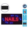 Φωτιστικό LED Σήμανσης NAILS με Διακόπτη ON-OFF και Πρίζα 230v 48x2x25cm GloboStar 96304