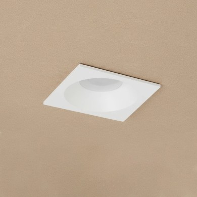 kelvo® EPSILON KLV-101-0048 Χωνευτό Φωτιστικό Downlight Σποτ Μπάνιου για Λάμπα MR16 με Ντουί GU10 AC 220-240V Αδιάβροχο IP65 - Λευκό Ματ - Μ8.5 x Π8.5 x Υ4.4cm - Q7.5cm x 7.5cm