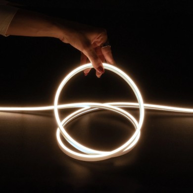 kelvo® NEONPRO KLV-101-0060 Ταινία Neon Flex LED 10W-m 1250lm-m 120° DC 24V Αδιάβροχο IP65 120 x SMD2835 Chip-m Φυσικό Λευκό 4500K Dimmable - Lumileds SMD Chip - Μ100 x Π0.6 x Υ1.2cm - 6 Χρόνια Εγγύηση