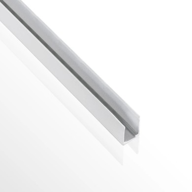 kelvo® NEONPRO KLV-101-0067 Βάση Στήριξης για Neon Flex - Λευκό Ματ - Μ300 x Π0.8 x Υ1.3cm - Πακέτο 5 Τεμαχίων