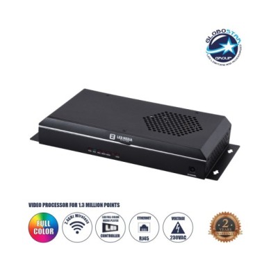 GLOBOSTAR® ZH-C2 90238 Multimedia Player Video Controller για Οθόνες LED Video Wall 1.3 million pixel - Input Signal W1920 x H1080@60Hz - WiFi 2.4G - 1 Gigabit Ethernet Output Port - AC 220-240V IP20 - Μ31.5 x Π16 x Υ5.5cm - 2 Χρόνια Εγγύηση