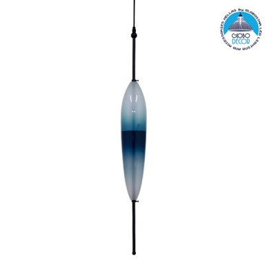 GLOBOSTAR® TEARDROP 01502 Μοντέρνο Κρεμαστό Φωτιστικό Οροφής με Ντουί 3 x G4 AC 220-240V IP20 - Τιρκουάζ - Μ10 x Π10 x Υ92cm